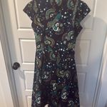 Retro Floral Peacock Midi Dress By Dancing Days By Banned large Green Photo 6