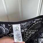 Black and White Floral Lace Tank Mini Dress/Nightgown Photo 2