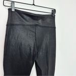 Spanx  Faux Leather Leggings Black Stretch Slimming Shaping size XL Photo 4