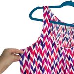 JCPenney Chevron Print 100% Rayon Colorful Tank Top Purple Size M Photo 1