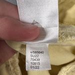 Loft Womens 6 Light Yellow The Washed Twill Short 6" Flat Front Pockets Mid Rise Photo 5