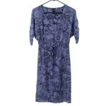 Soma S floral print lounge dress Pajama Sleepwear short sleeves tie waist Women Photo 1