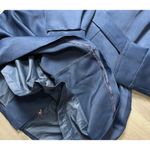 Vintage 70s Navy belted trench coat Made in USA Blue Photo 4