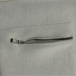 Max Mara  Leisure Tunic Top Long Sleeve V Neck Jersey Gray Zip Medium Quiet Luxury Photo 6