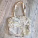 Holiday Time  vintage tapestry beige cream travel shoulder jet bag Photo 0