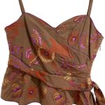 Chelsea and Violet Brown Sequin Tank Blouse Sz S Photo 2