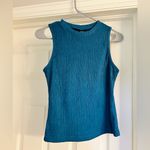 SheIn Teal Textured Tank Top Size S | Women’s Casual Layering Tee Photo 3