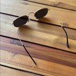 Sojos Gold and Black Square Sunglasses Photo 2