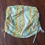 Romwe  Yellow Floral Chic Feminine Festival Dainty Summer Bikini Set Size Medium Photo 4