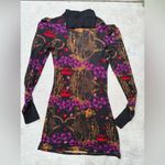 Custo Barcelona Mesh Bodycon Mini Abstract Dress Women’s Size 3 Photo 5