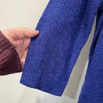 Misook Button Front Burnout Knit Dress Old Money Classic Womens Small Photo 8