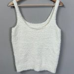 SKIMS Cozy Knit Crop Tank Top Women's 2X/3X Bone Fuzzy Sherpa Comfy Lounge NWOT Photo 8