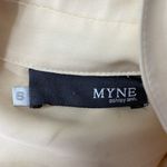 Myne  Cream Silk Sheer Blouse Photo 3