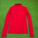 Bebe Wmens Size Small Fed Quarter Zip Ribbed Sweater Rhinestones Glam NWT Photo 6