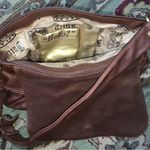 Juicy Couture Pam & Gela Scottie Dog Charm Brown Leather Heart Purse Photo 4