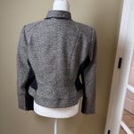 White House | Black Market  Sparkle Tweed Leather Trim Blazer Jacket Size 12 Photo 4
