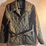 J.Crew Women's Utility Jacket Quilted Khaki Green M Photo 0