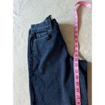 Nicole Miller ARTELIER  Sullivan Dark Wash Wide Leg Crop Raw‎ Hem Denim Jeans 26 Photo 9