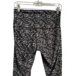 Lululemon High-Waisted Black & White Speckled Athletic Leggings leggings Sz 4 Photo 7
