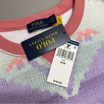 Ralph Lauren Polo  Southwestern Aztec Vibe Pastel Sweatshirt Top Shirt Medium NWT Photo 4