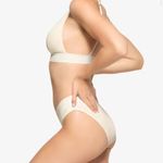 SKIMS Off-White Cotton 2.0 Plunge Bra Photo 4