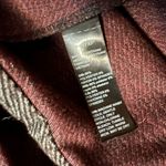 White House | Black Market Grey Herringbone Print Ribbon Detail Blazer XS Photo 4