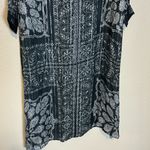 Rococo Sand Black & Silver Sheer Maxi Shirt Dress Size XS Photo 8