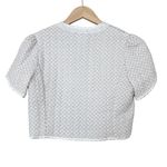 Gunne Sax Vintage 70s White Floral Dress & Cardigan Sz 14 Photo 15