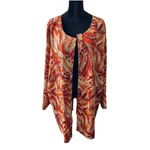 Attitudes by Renee 3X Reversible Cardigan Jacket Abstract 70S Style‎ Retro NEW Pink Photo 3