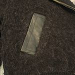 Ellie Mae Alea jacket removable faux fur collar leather trim size 14 $845 Black Photo 6