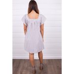 Hem & Thread Flutter Sleeve Dress From Size Small White Ivory boutique Photo 2