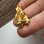 Bowling Pin / Victorian Lady Golfing Small Brooch Pin Lot Of 2 Photo 10