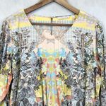 Soft Surroundings Womens Westo Top L Multicolor Floral Boho Tunic Artsy Peasant Photo 1