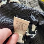 John Paul Richard  Zebra Print Sleeveless Blouse Black White Mock Neck Sz Small Photo 8