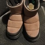 UGG  CLASSIC KLAMATH MINI SUEDE TEXTILE WATERPROOF BURNT CEDAR SIZE 8 Photo 3