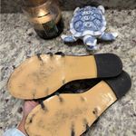 HAZAR Made in Turkey Shimmer Strap Slides Sandals Black Size 9.5 Photo 4