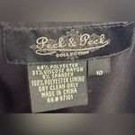 Peck & Peck Collection- Black Blazer Jacket Size 10 Photo 4