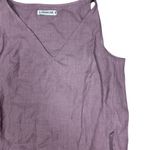 NWOT American Giant Women's Linen Tie Dress Twilight Mauve Size S Purple Photo 4
