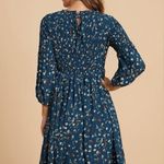 CURVEDREAM Round Neck 3/4 Raglan Set Bishop Sleeve Midi Dress Size L Photo 2