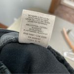 PINK - Victoria's Secret PINK Victoria’s Secret‎ black denim shorts raw hem size 4 Photo 9