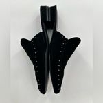 Bleecker and Bond  Black Studded Suede Leather Aurora Slip On Mules Photo 4