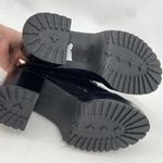 Cult Gaia Bratz Black Leather Platform Lug Block Heel Lace Up Boots Size 40 Photo 4