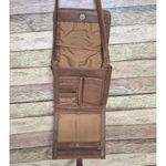 None Brown Genuine Leather Crossbody Organizer Purse Bag TEXAS Star Adjustable Strap Photo 7