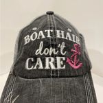 Katydid Boat Hair Don’t Care mesh Truckers Hat Black Photo 2
