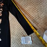 LuLaRoe NWT  Elegant Debbie Dress Metallic Rose Gold Floral SZ M Wedding Holiday Photo 9