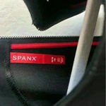 Spanx Leather Like Combo Shapewear Fitted Sheath Midi Dress in Black Size M NWT Photo 13