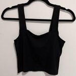 American Eagle  Black Ribbed Straight Line Women’s Tank Top Sz Small EUC Photo 0