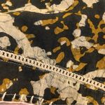 Sigrid Olsen  Cotton Oversize Top Womens Brown Floral Blanket Stitch Edge M Photo 7