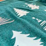 A New Day Green Christmas Holiday Graphic Shirt Womens Small Photo 5