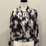 H&M Watercolor Bomber Jacket Photo 0
